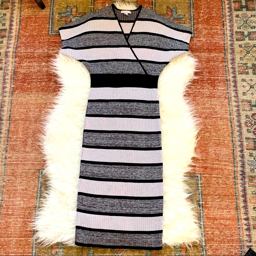 New York & Company dress with silver details